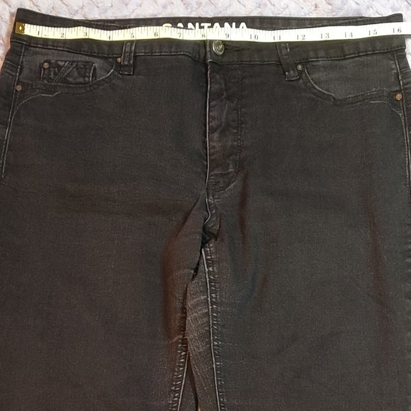 Santana Women's Classic Straight Leg Jean, Size 12 inseam 32 - Picture 4 of 9
